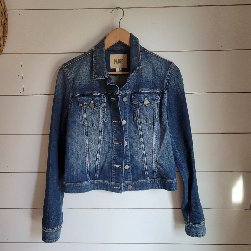 Paige Denim  Jean Jacket Size Large